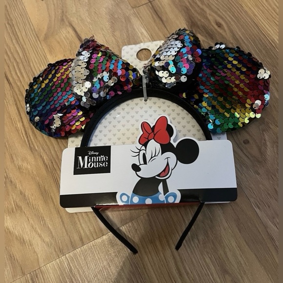Disney Minnie Mouse Sequin Ears Headband - Picture 2 of 6